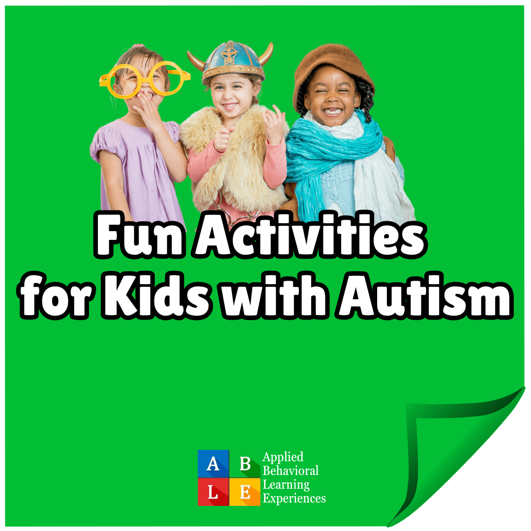 Activities for your kid with Autism to help their ABA Therapy