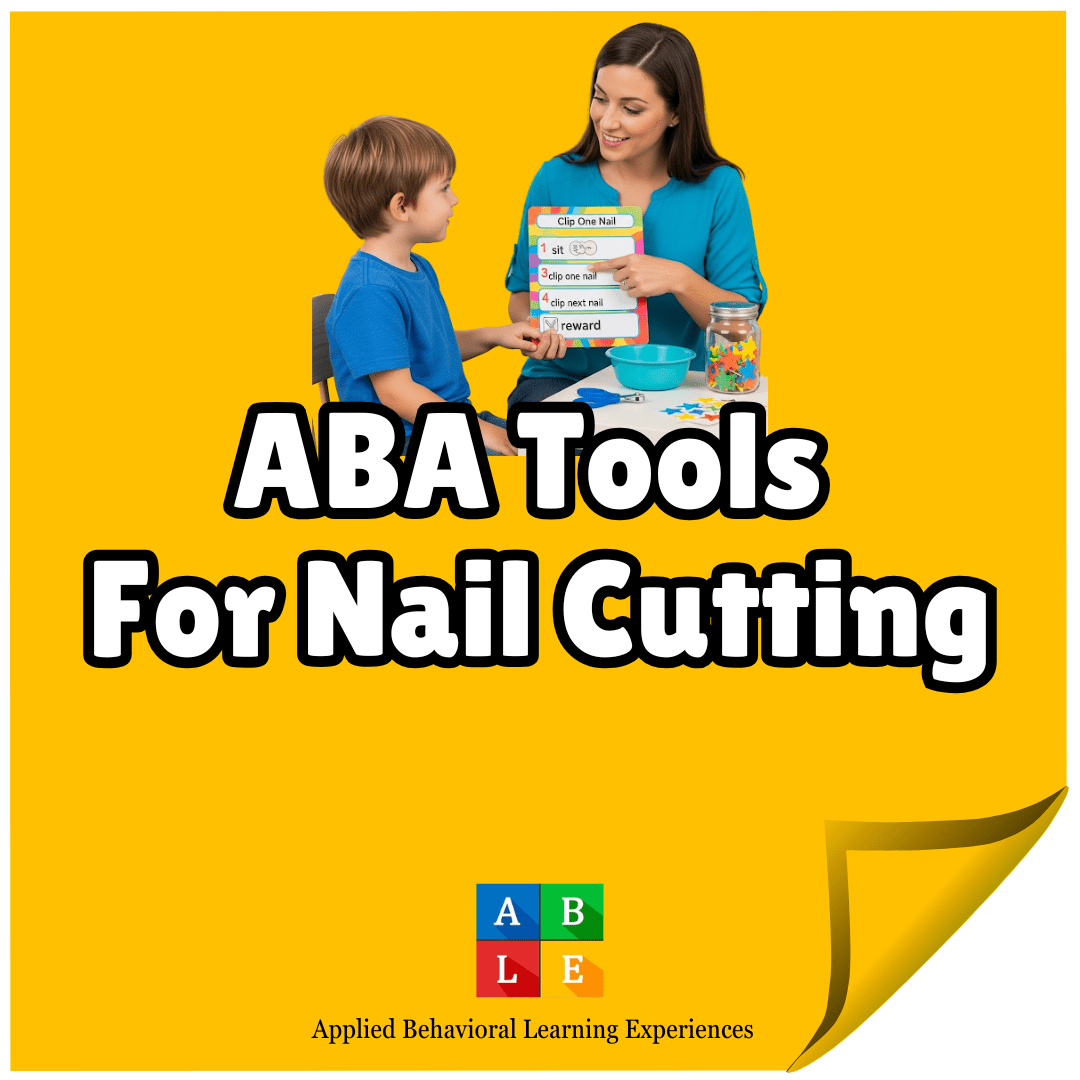 Applied Behavior Analysis Techniques for helping kids with autism to trim their nails