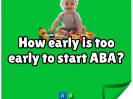 Kid with autism playing with toys as an early intervention program therapy