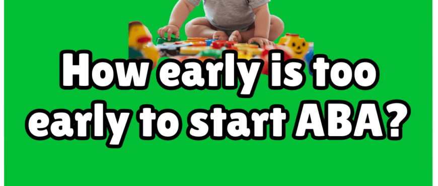 Kid with autism playing with toys as an early intervention program therapy