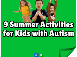 Kids with autism having fun on a Summer Camp that incorporates ABA Therapy