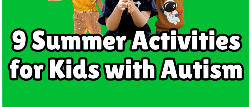 Kids with autism having fun on a Summer Camp that incorporates ABA Therapy